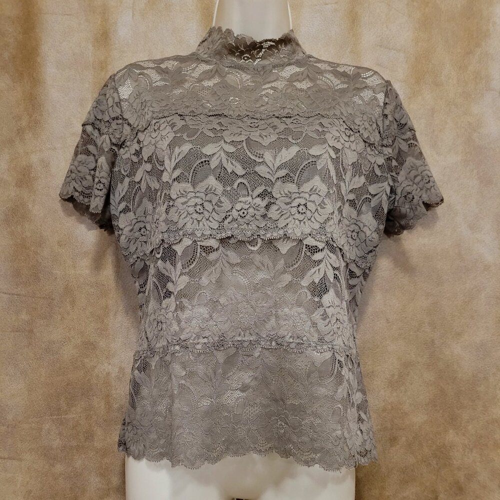 Beige  Lace top